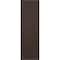 Ekena Millwork True Fit PVC Two Equal Panel Farmhouse Fixed Mount Shutters w/ Z-Bar, Raisin Brown , 12W x 80H, PR TFP102FH12X080TB - alternate 11